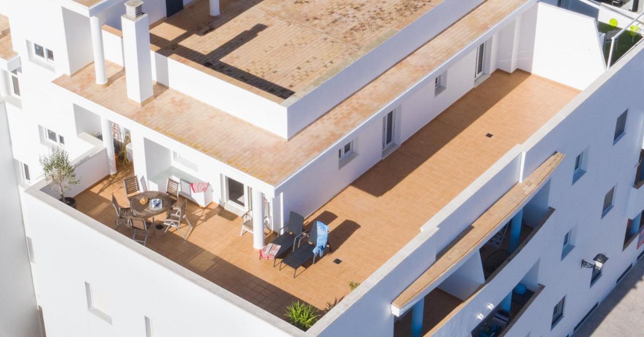 Terraza Trafalgar Apartamento Tipo Penthouse Con Enorme Terraza Y Vistas Al Mar Conil De La Frontera Exterior foto
