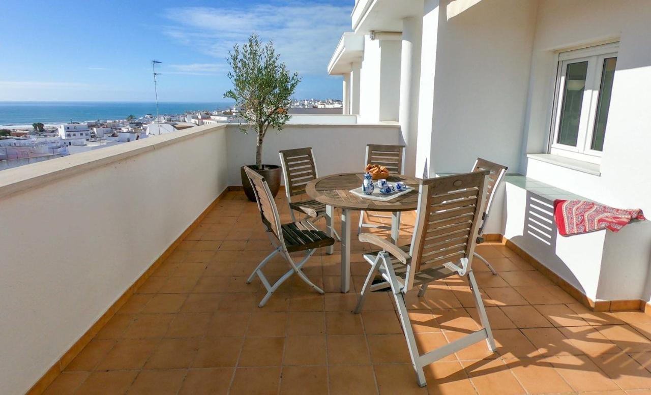 Terraza Trafalgar Apartamento Tipo Penthouse Con Enorme Terraza Y Vistas Al Mar Conil De La Frontera Exterior foto